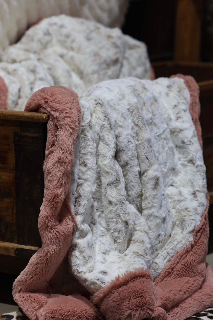 The Blush Owl Blanket