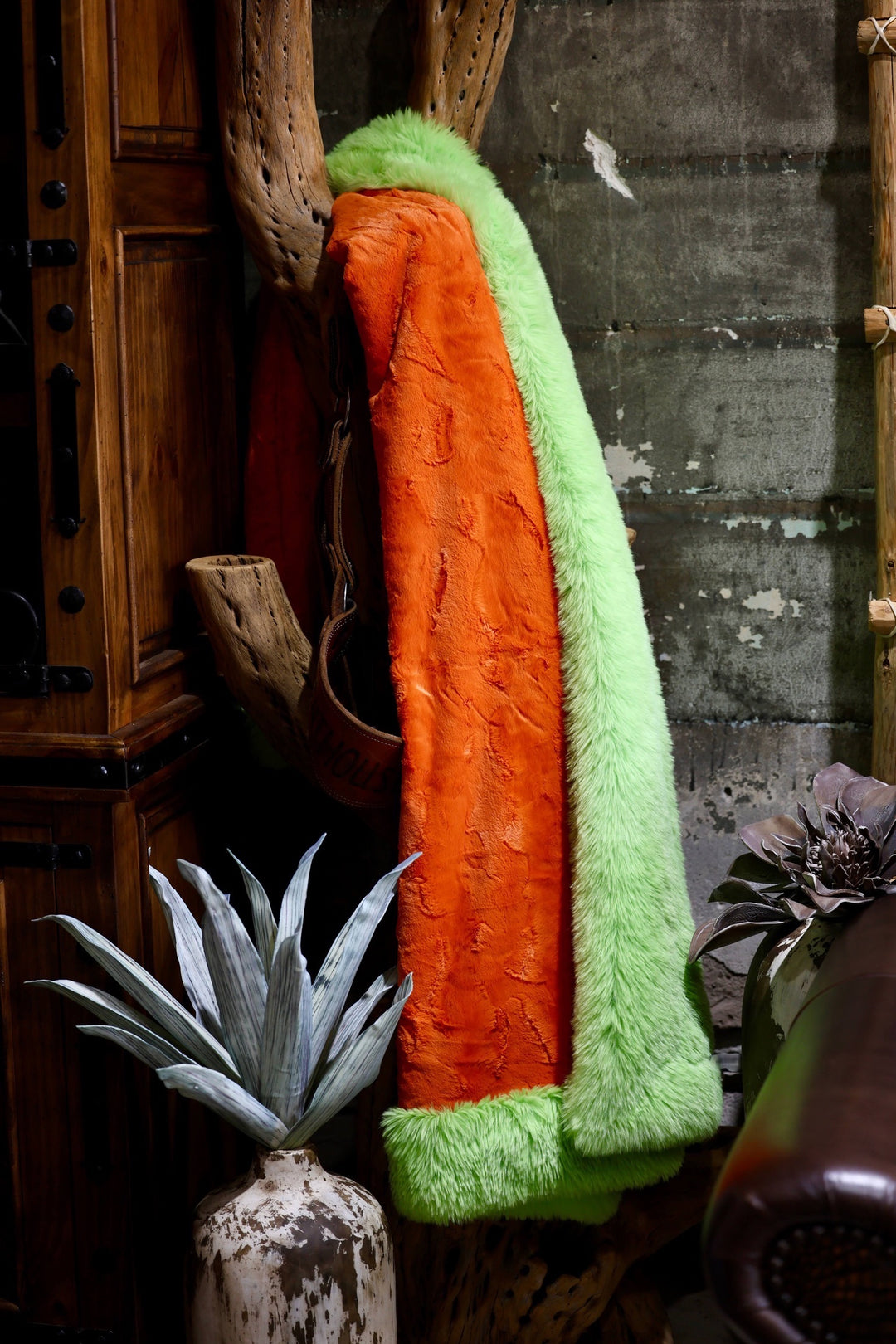 The Tangerine Hop Blanket