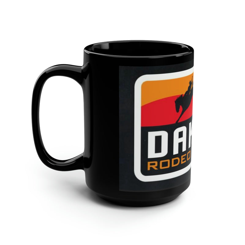 Dakota Rodeo Black Coffee Mug