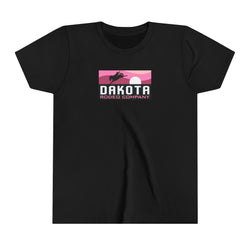 Dakota Rodeo Youth T-Shirt (Pink Logo)