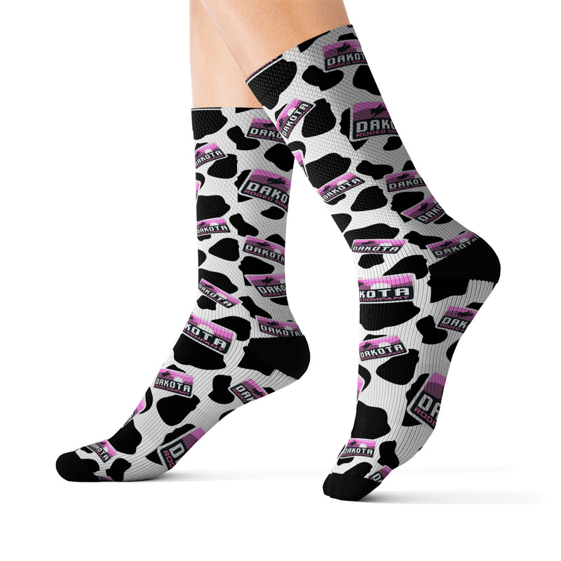 Dakota Rodeo Cow Print Socks