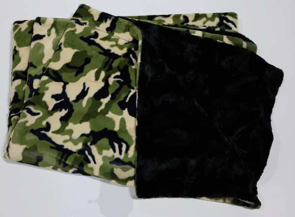 RTS- XL- CAMO/ BLACK HIDE