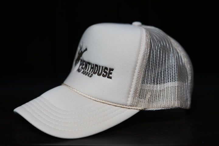 Penthouse Pro Rodeo: Khaki/ Tan Trucker Hat