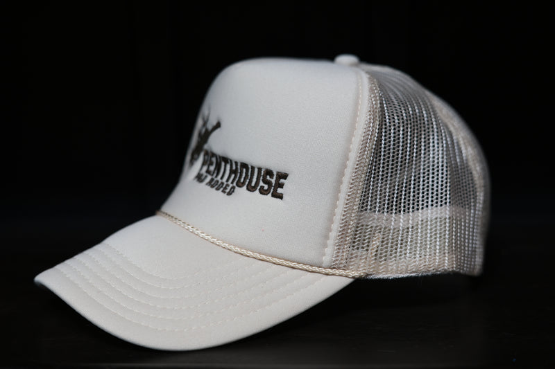 Penthouse Pro Rodeo: Khaki/ Tan Trucker Hat