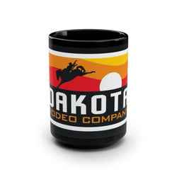 Dakota Rodeo Black Coffee Mug