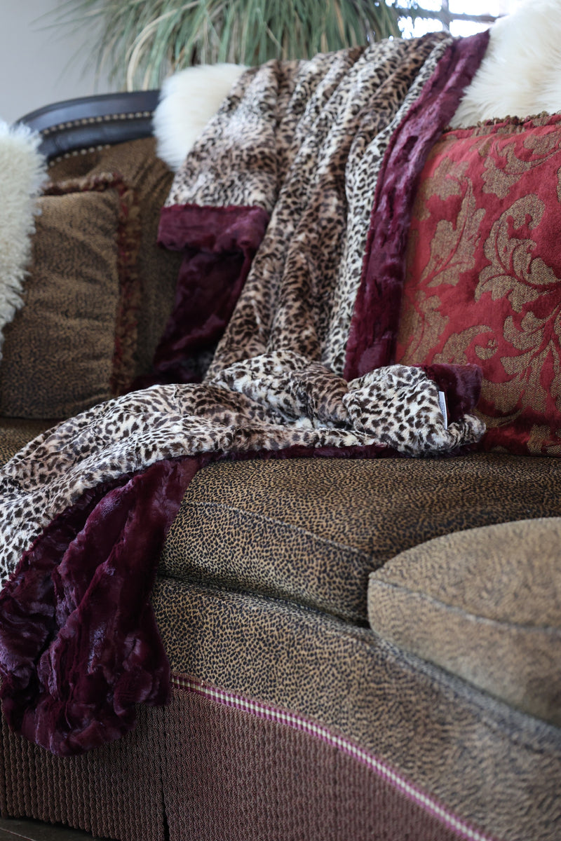 The Classy Cheetah Blanket- RTS