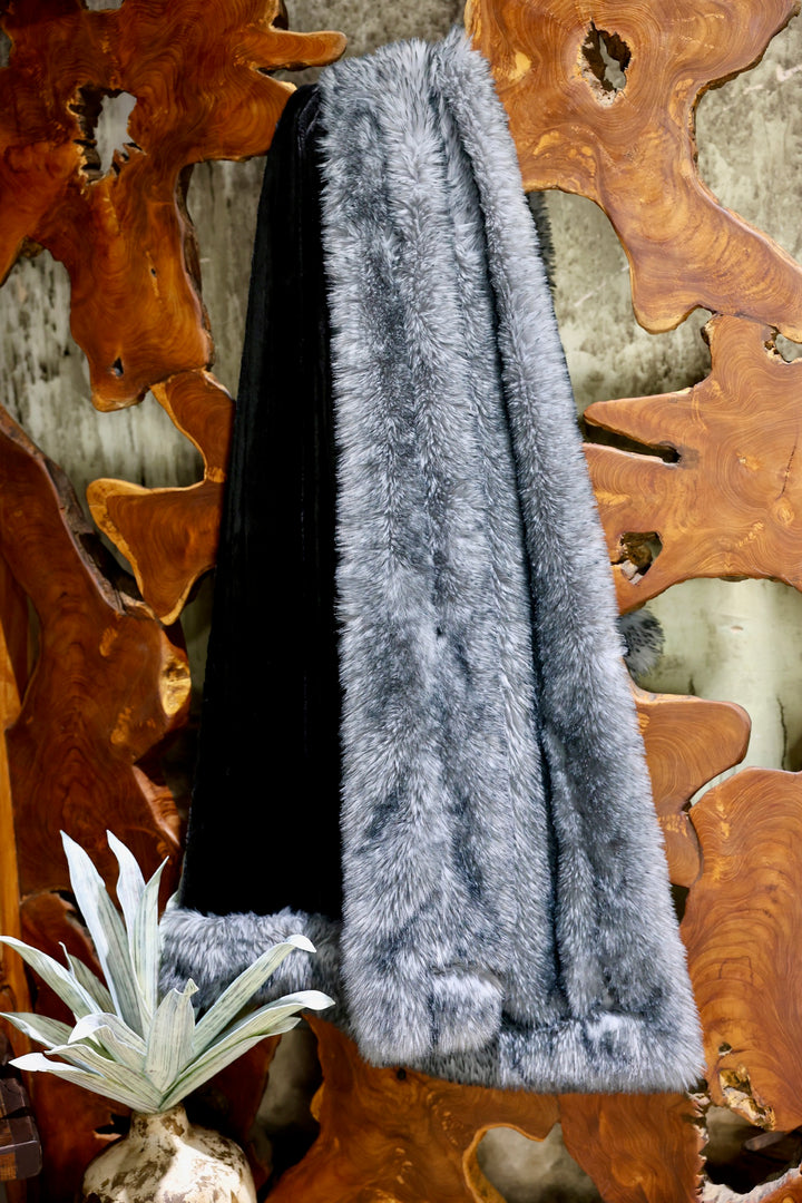 The Coal Teddy Fur Blanket