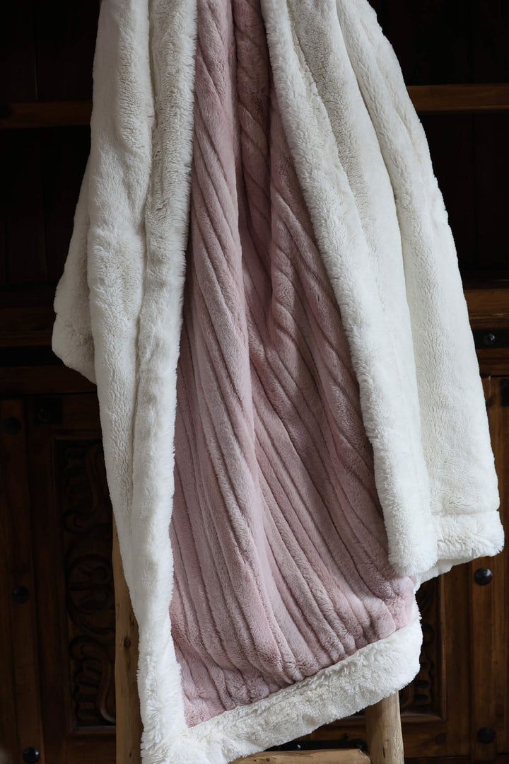 The Blushing Snow Petal Blanket