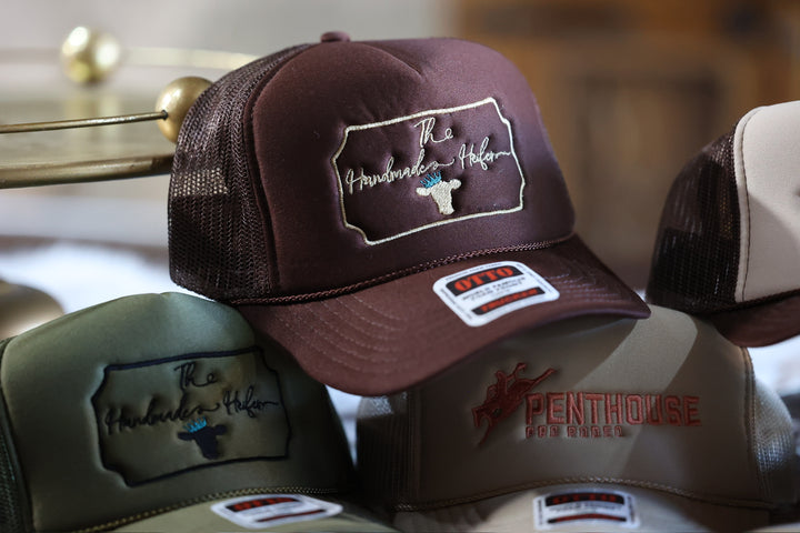 The Handmade Heifer: Hot Pink/ Turquoise Trucker Hat