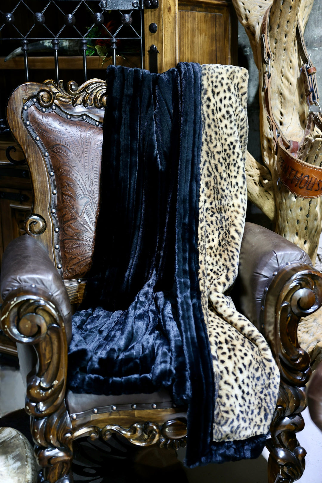 The Black Velvet Night Blanket