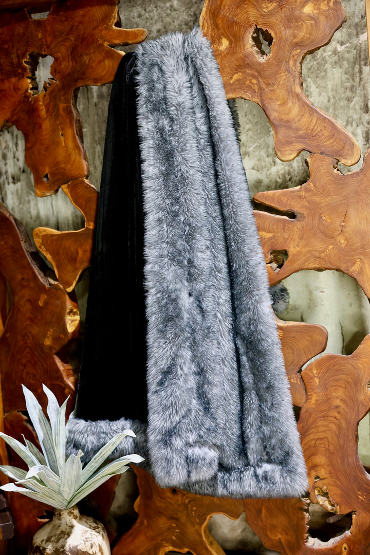 The Coal Teddy Fur Blanket