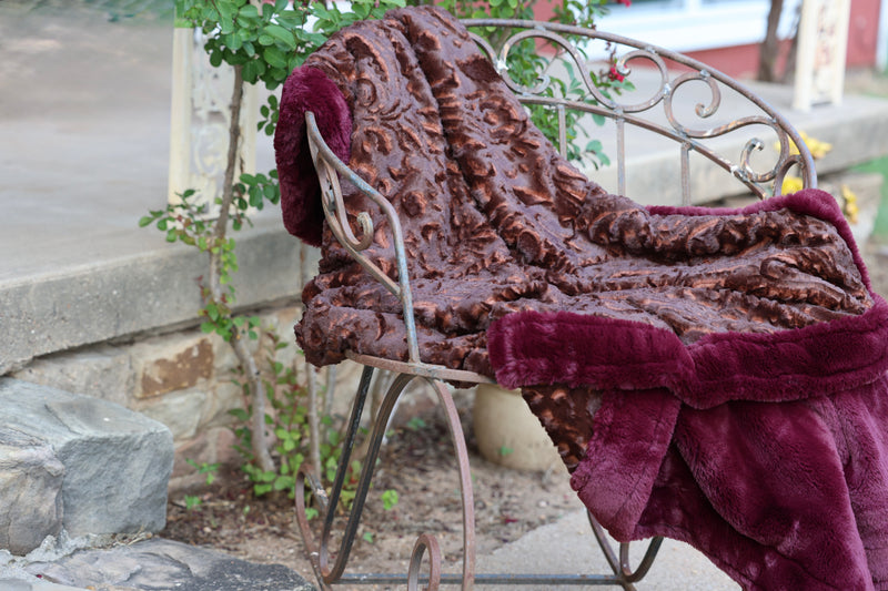 The Autumn Cherry Blanket- RTS