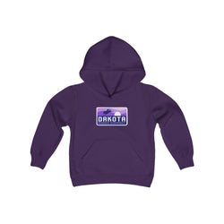 Dakota Rodeo Youth Hoodie (Purple Logo)