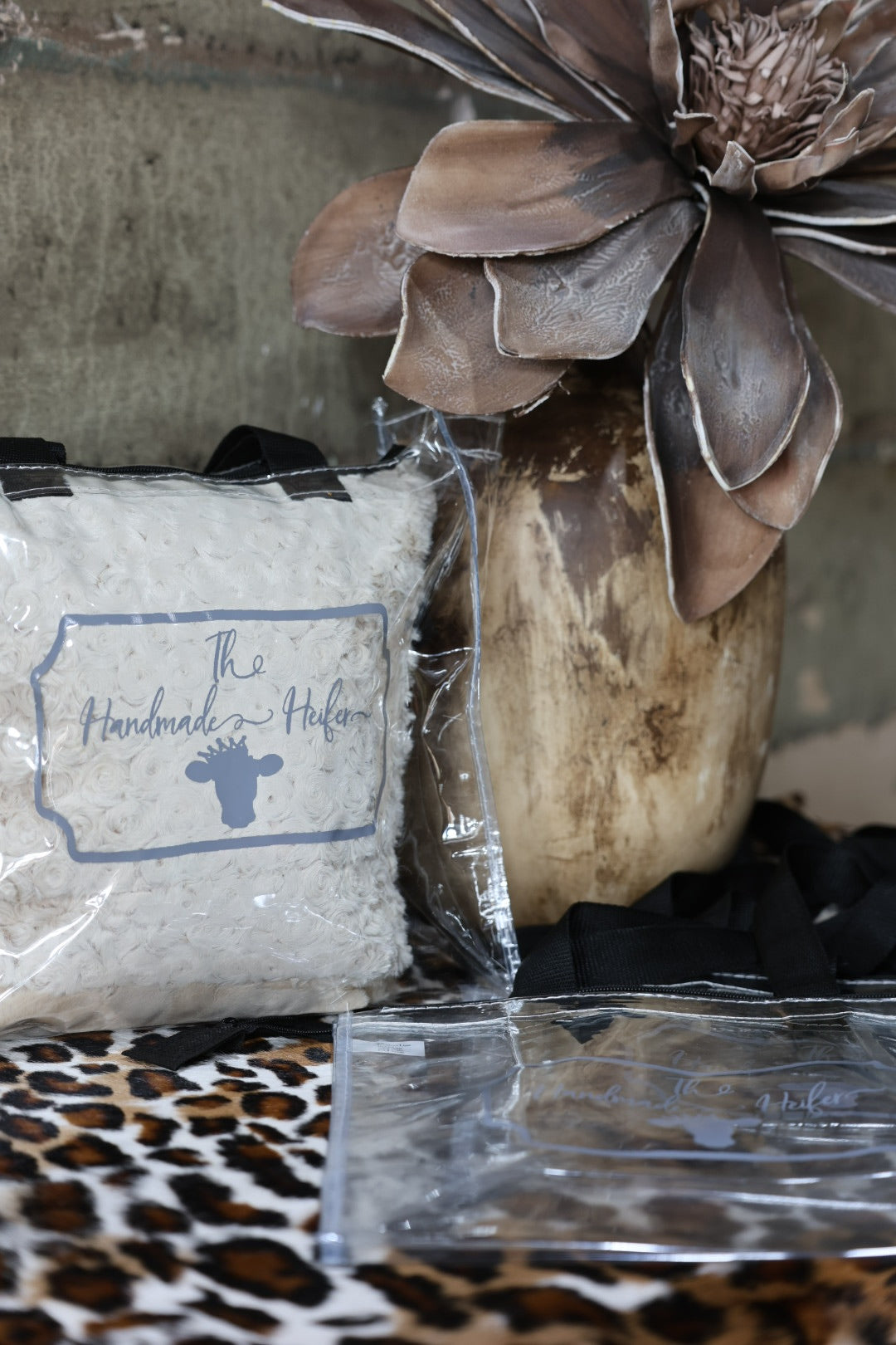 The Handmade Heifer Clear Tote Bag