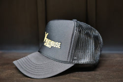 Penthouse Pro Rodeo: Black/Gold Trucker Hats
