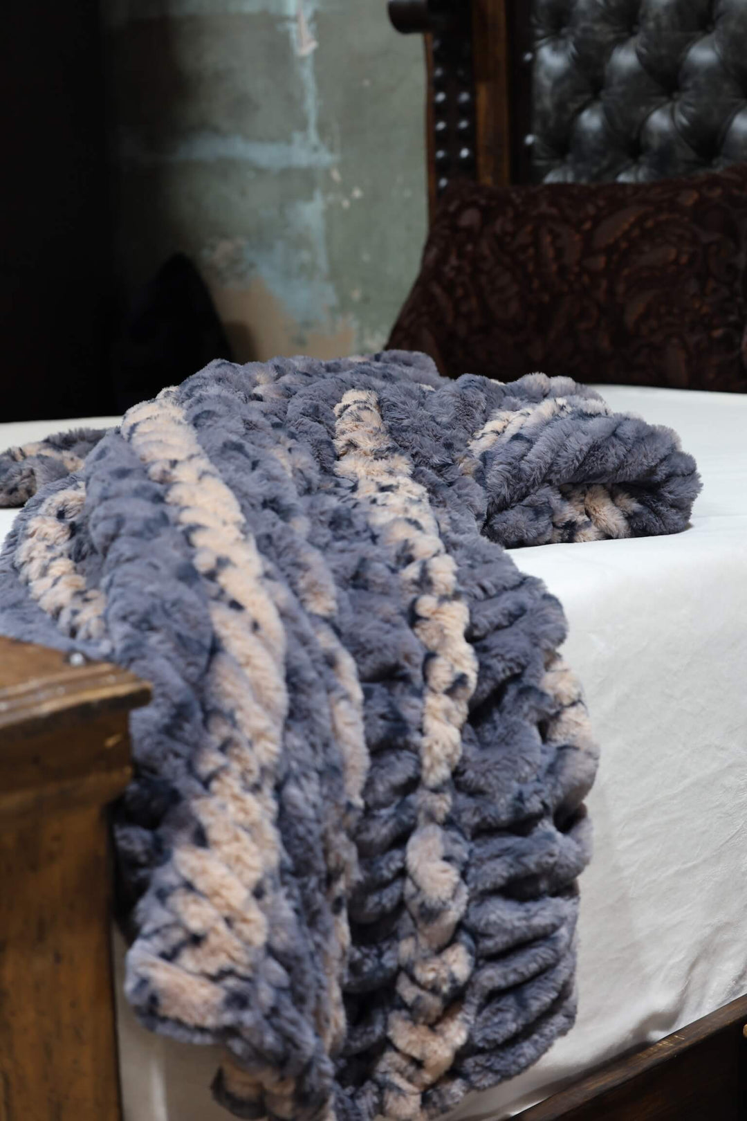 The Lynx Medallion Milan Blanket