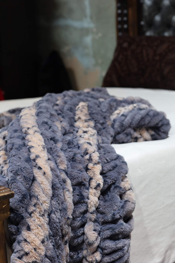 The Lynx Medallion Milan Blanket