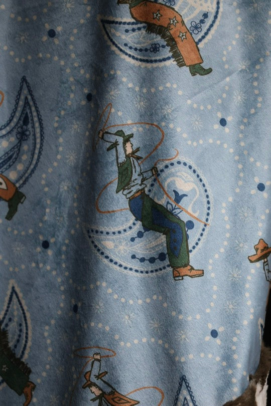 The Christmas Cowboy Bandits Blanket
