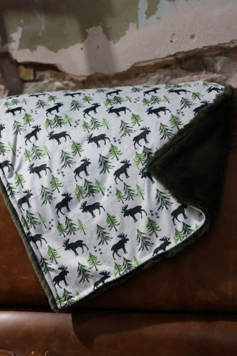 The Loden Moose Baby Blanket