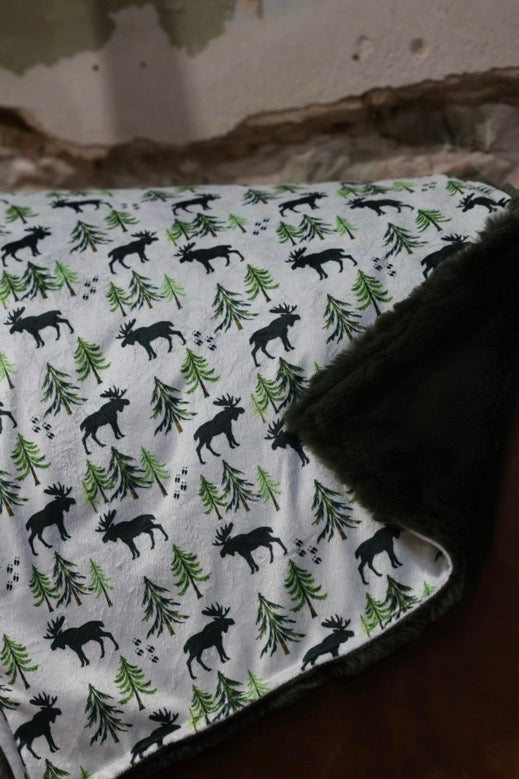 The Loden Moose Baby Blanket