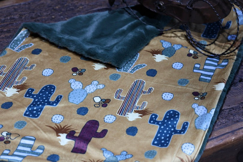 The Forest Cactus Baby Blanket