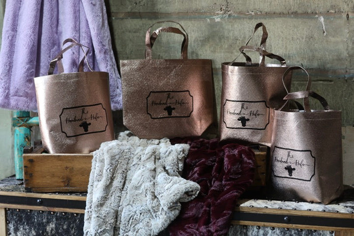 The Handmade Heifer Gold Tote Bag