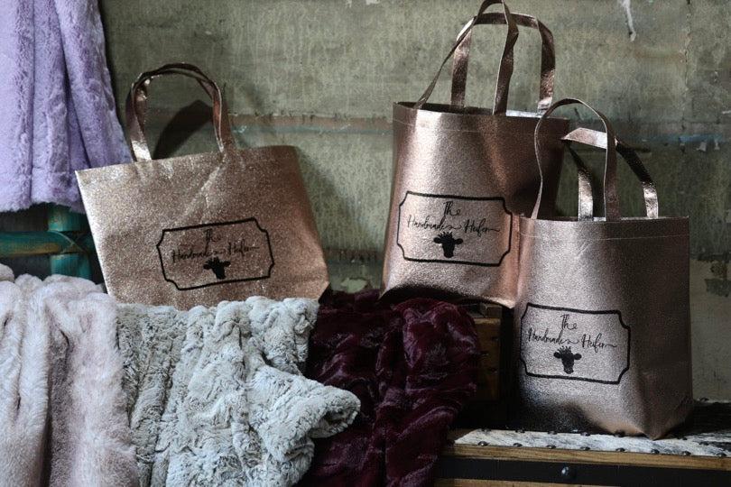 The Handmade Heifer Gold Tote Bag