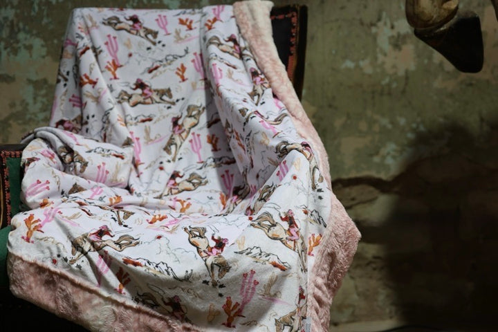 The Blush Lasso Luxe Blanket