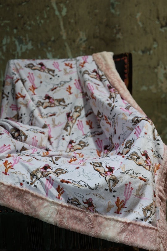 The Blush Lasso Luxe Blanket