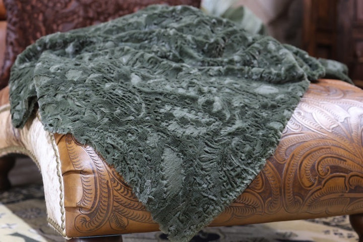 The Pistachio Paisley Blanket