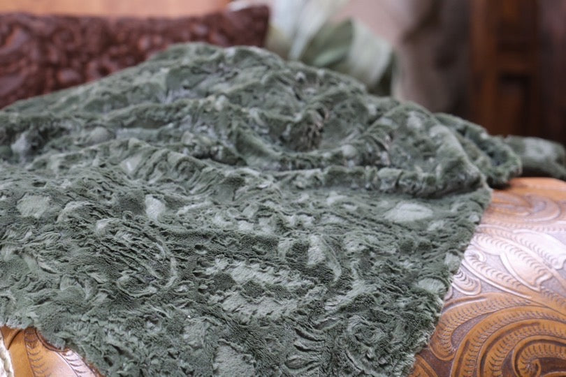 The Pistachio Paisley Blanket