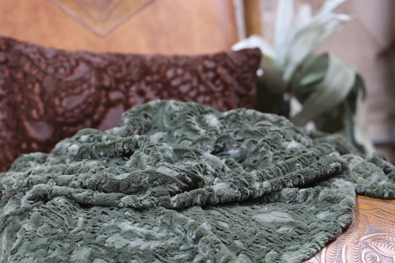 The Pistachio Paisley Blanket