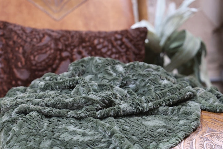 The Pistachio Paisley Blanket