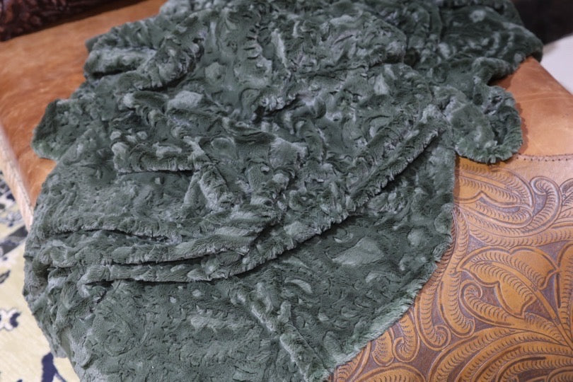 The Pistachio Paisley Blanket