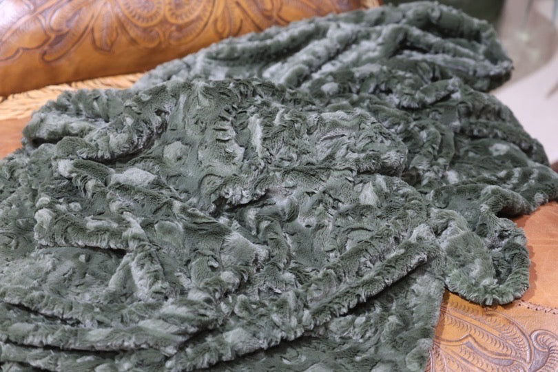 The Pistachio Paisley Blanket