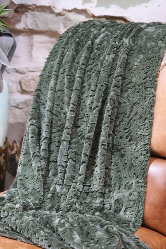 The Pistachio Paisley Blanket