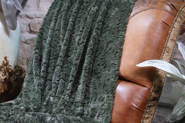 The Pistachio Paisley Blanket