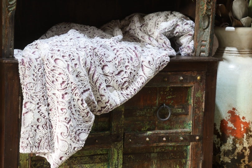 The Red Roan Paisley Blanket