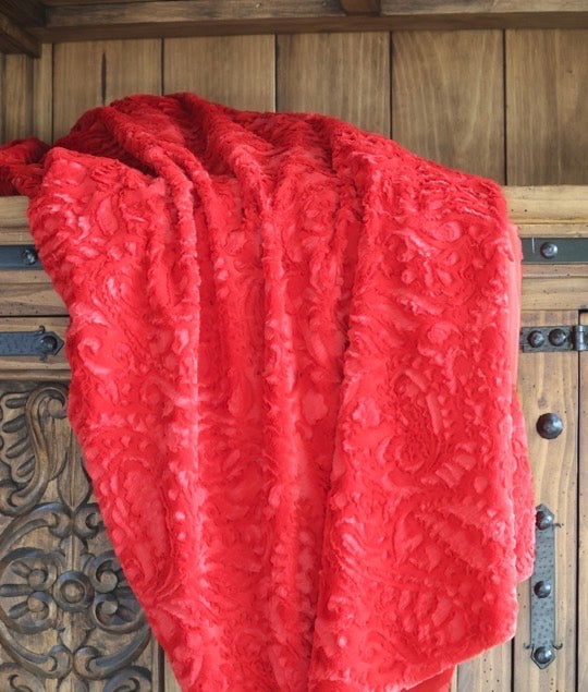 The Peppermint Paisley Blanket