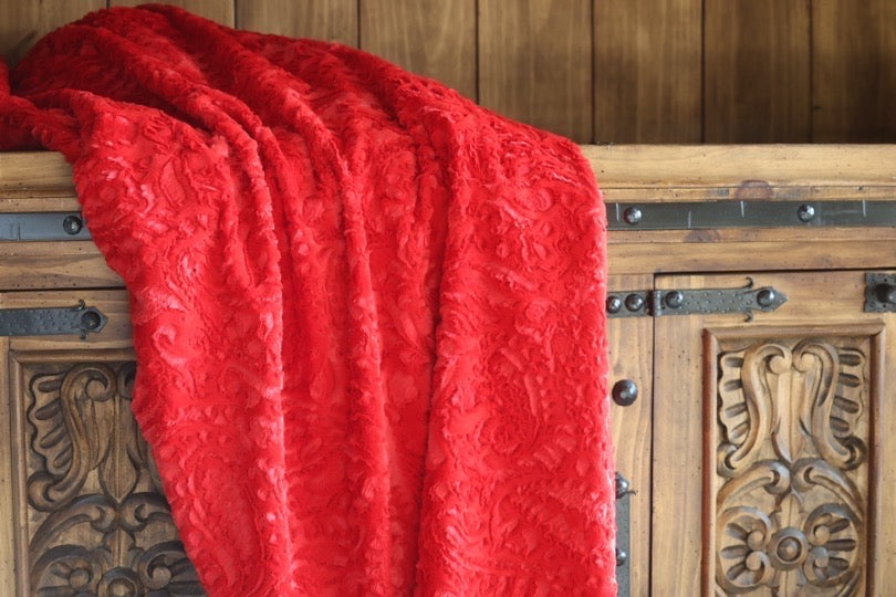 The Peppermint Paisley Blanket