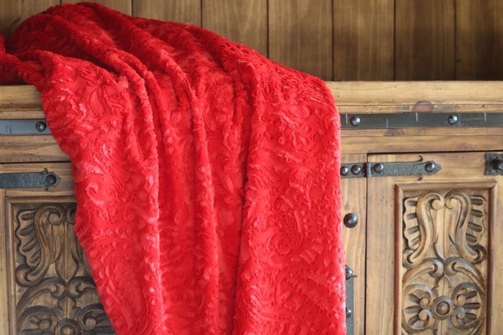 The Peppermint Paisley Blanket