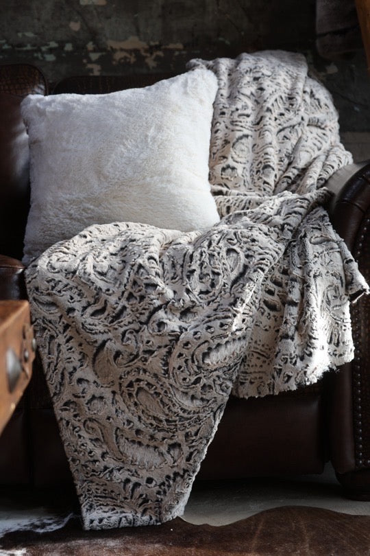 The Dapple Gray Paisley Blanket