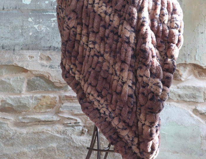 The Pecan Lynx Milan Blanket