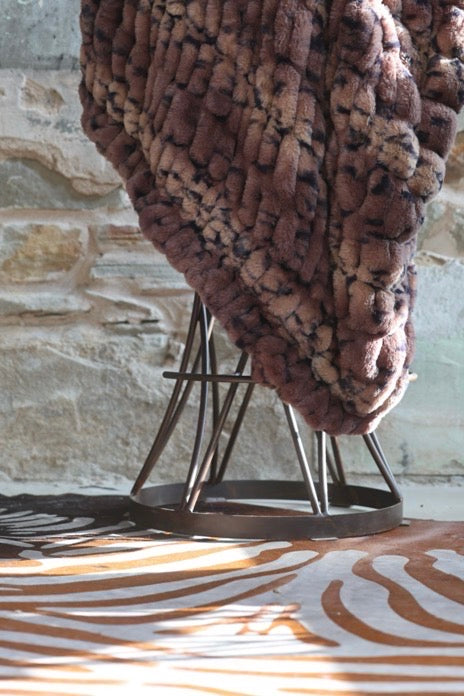 The Pecan Lynx Milan Blanket