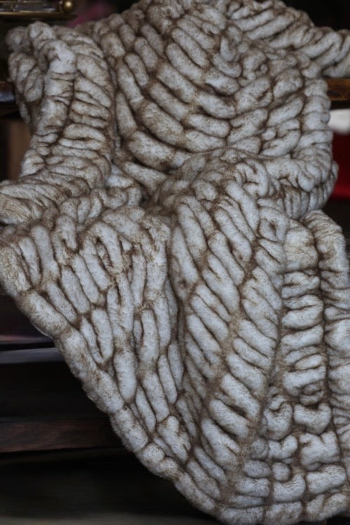 The Almond Creme Dolce Milan Blanket