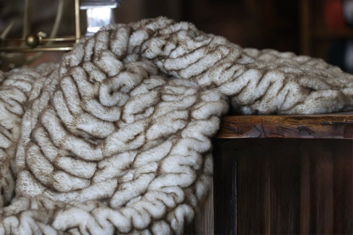The Almond Creme Dolce Milan Blanket
