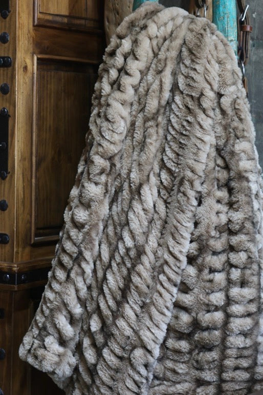 The Mocha Enzo Milan Blanket