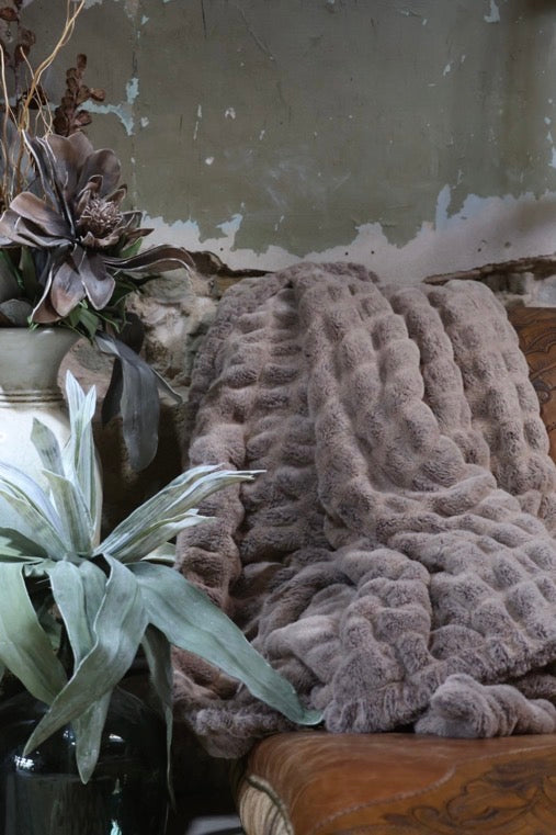 The Chocolate Iced Milan Blanket