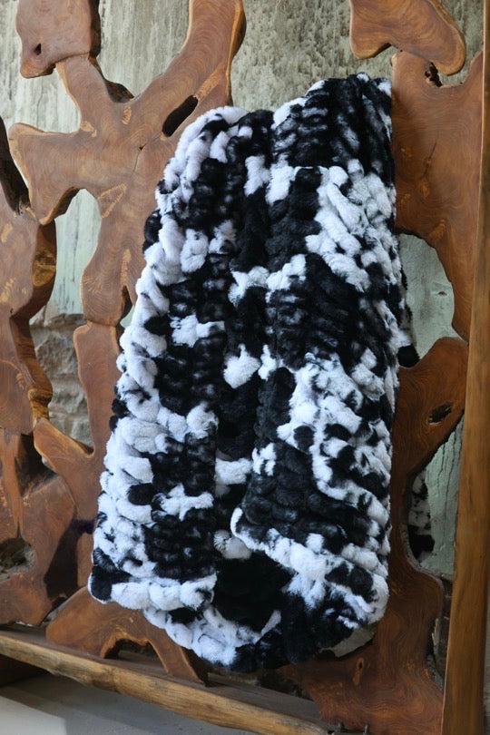 The Bessie Calf Milan Blanket