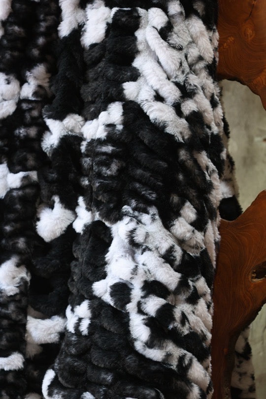The Bessie Calf Milan Blanket